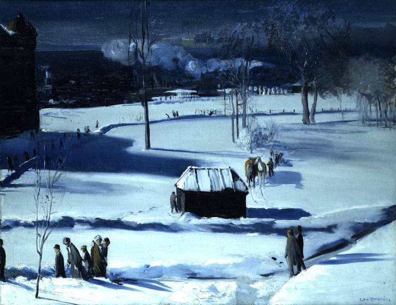 George Bellows, Blue Snow