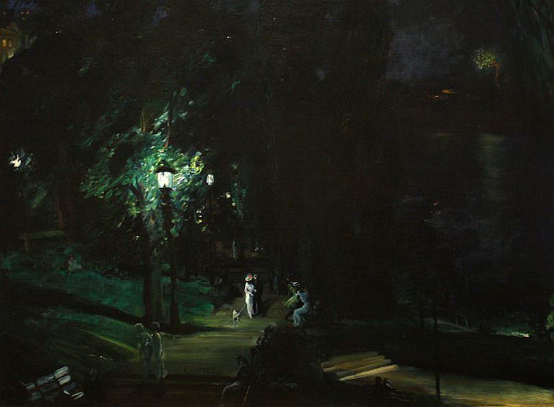 George Bellows, Summer Night Riverside Drive