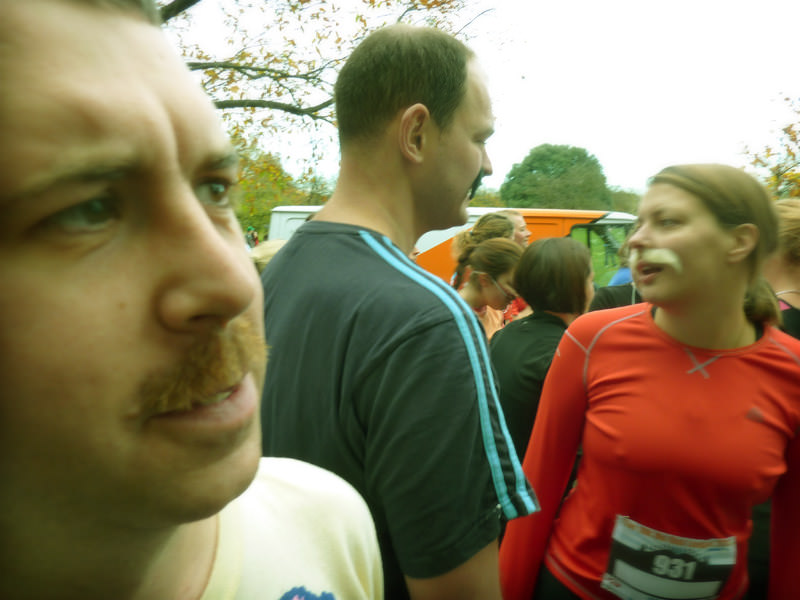 Picture of Matt at Movember 10K run 2010